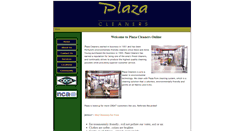 Desktop Screenshot of plazacleaners.net