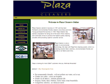 Tablet Screenshot of plazacleaners.net